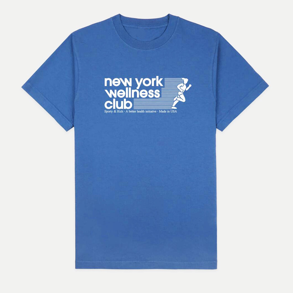 Vintage Fashion New York - New York Wellness Club Letters Printed