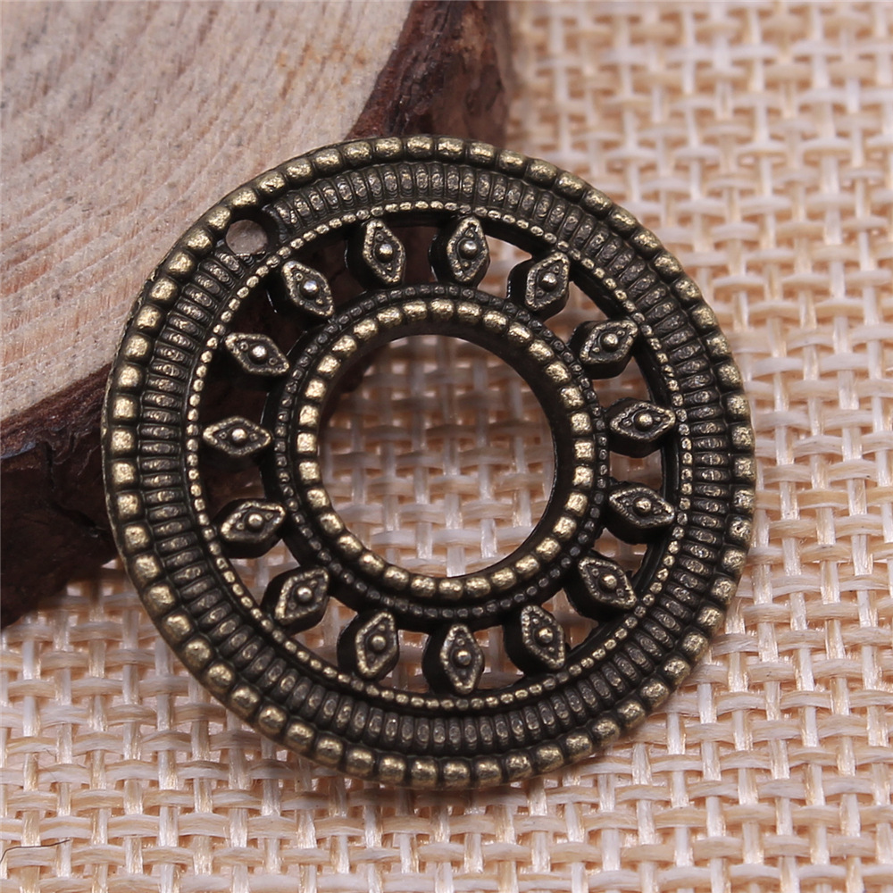Vintage Fashion Stores - 10pcs 26x26mm(1.02x1.02inch) 2 Colors Antique Bronze