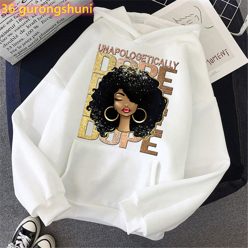 Turtleneck Knit 90S - Watercolor Birthday Queen Black Girl Magic