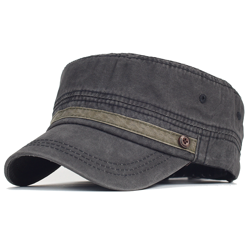 Vintage Fashion Hats - Washed Cotton Cap Men Casual Unique