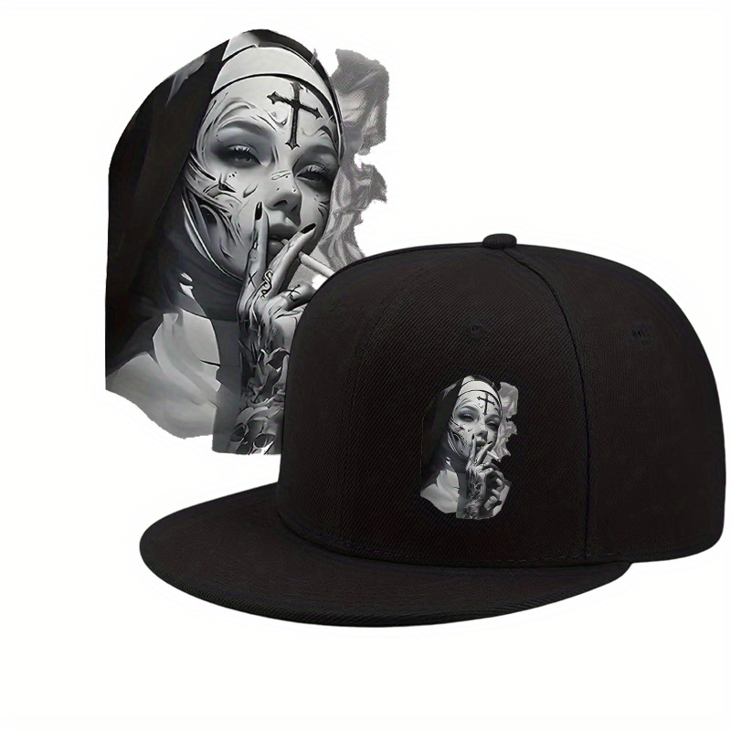 Vintage Fashion Hats - Fashion Flat Brim Baseball Cap Adjustable