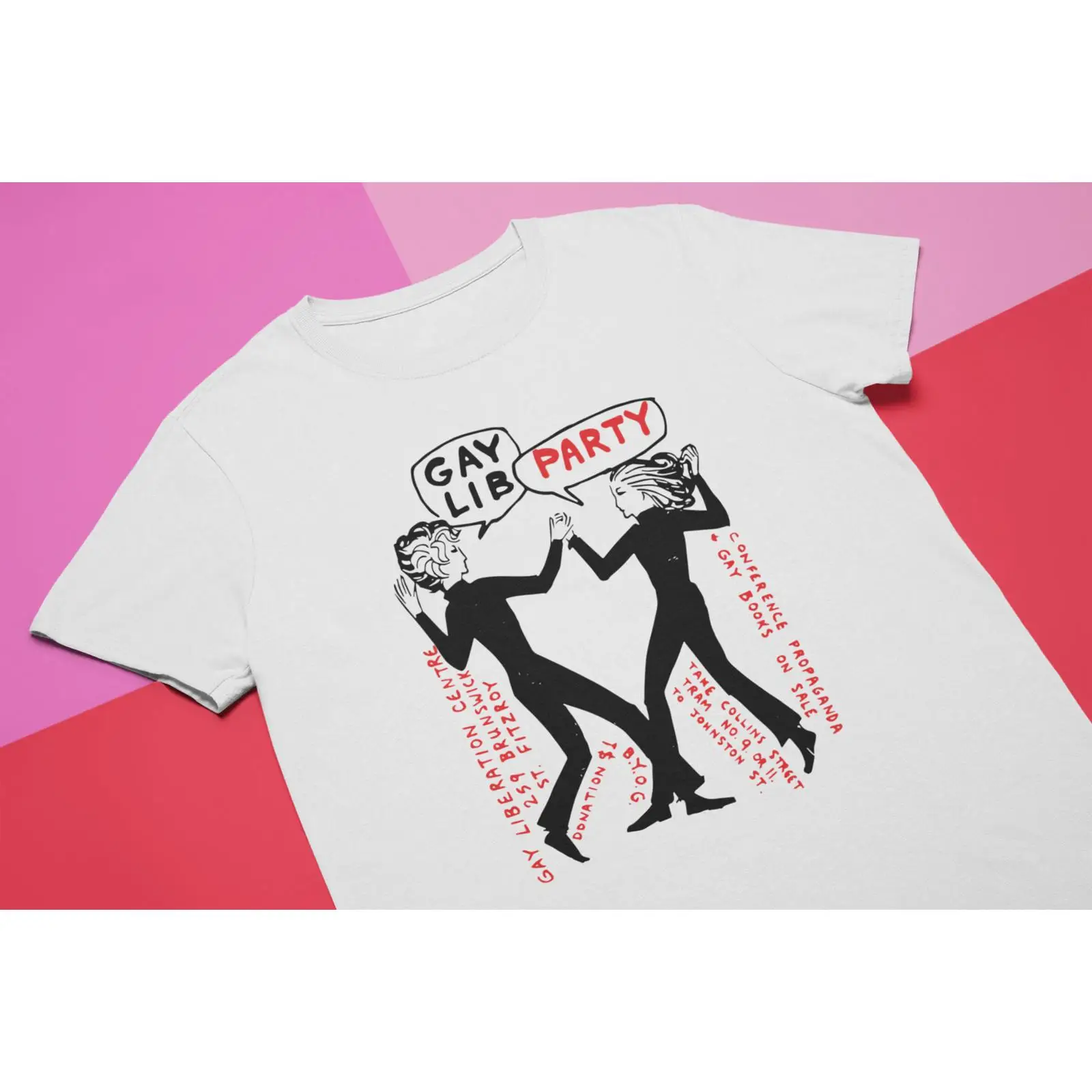 Vintage Queer Fashion - Gay Lib Party T Shirt Vintage