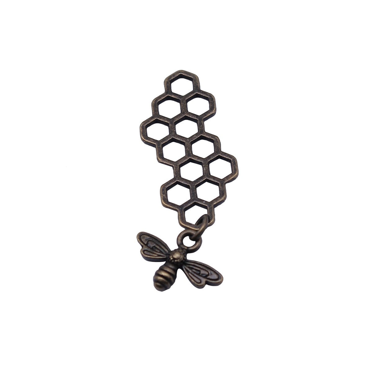 Vintage Fashion Queen - Queen Bee Charm Insect Pendant For