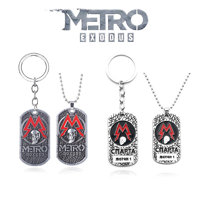 Vintage Fashion Labels - Game Metro Exodus 2033 Keychain Creativity