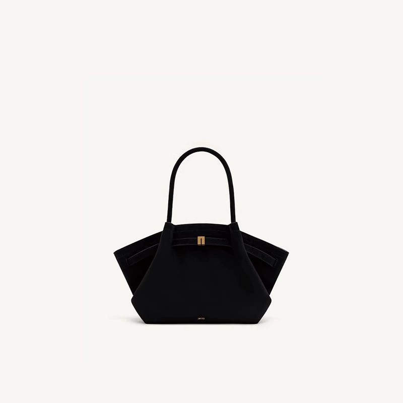 Vintage Fashion Ornaments - JW PEI Fashion Black Vintage Suede