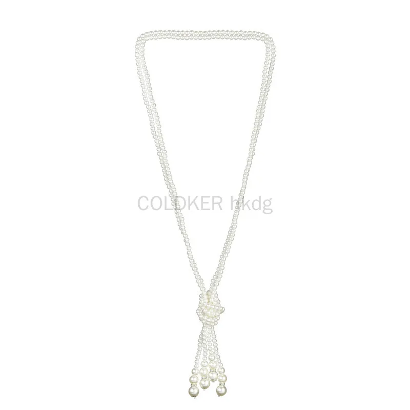 Vintage Fashion Queen - 1920s Pearls Necklace Fashion Faux Pearls