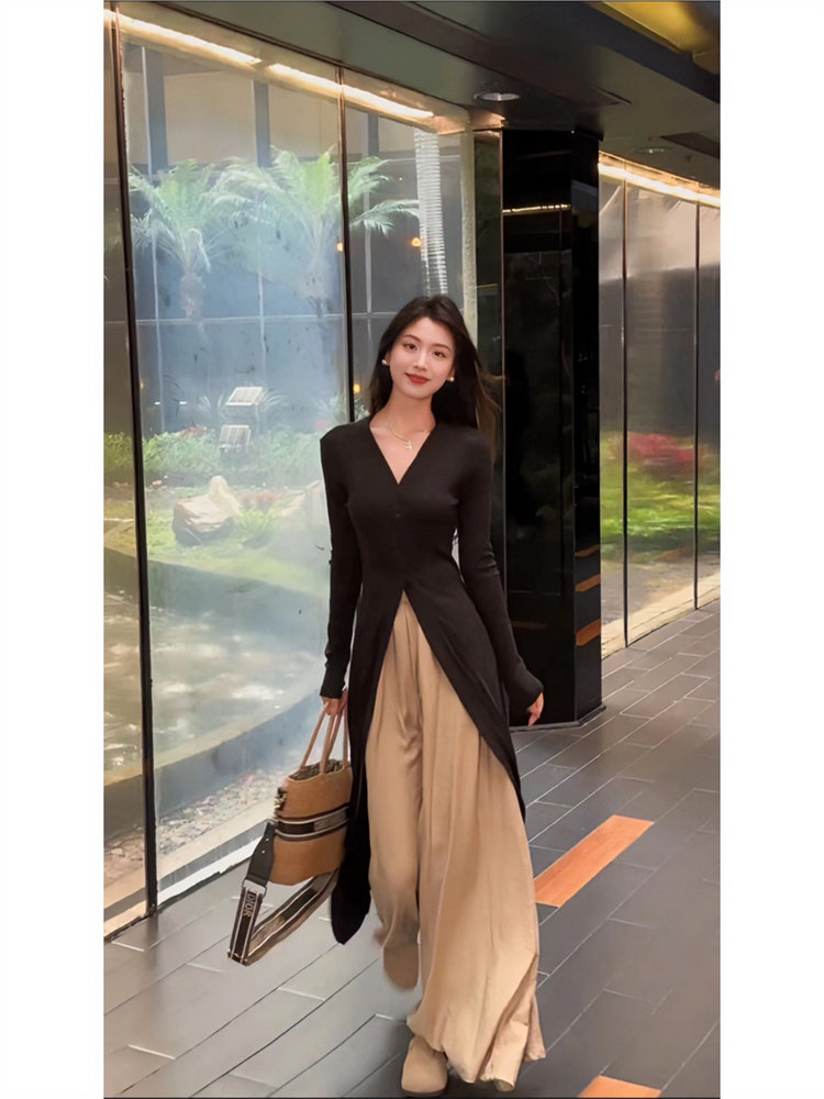 Vintage Fashion Outfit - Art Student Vintage Long Coat And