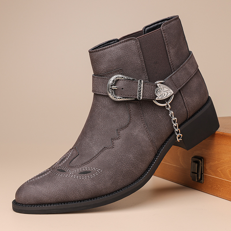 Vintage Fashion Boots - Fashion New Brand Retro Men's Vintage