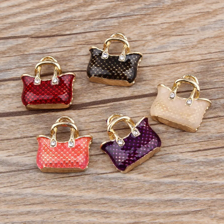 Vintage Fashion Ornaments - 10pcs DIY Metal Enamel Vintage Women's