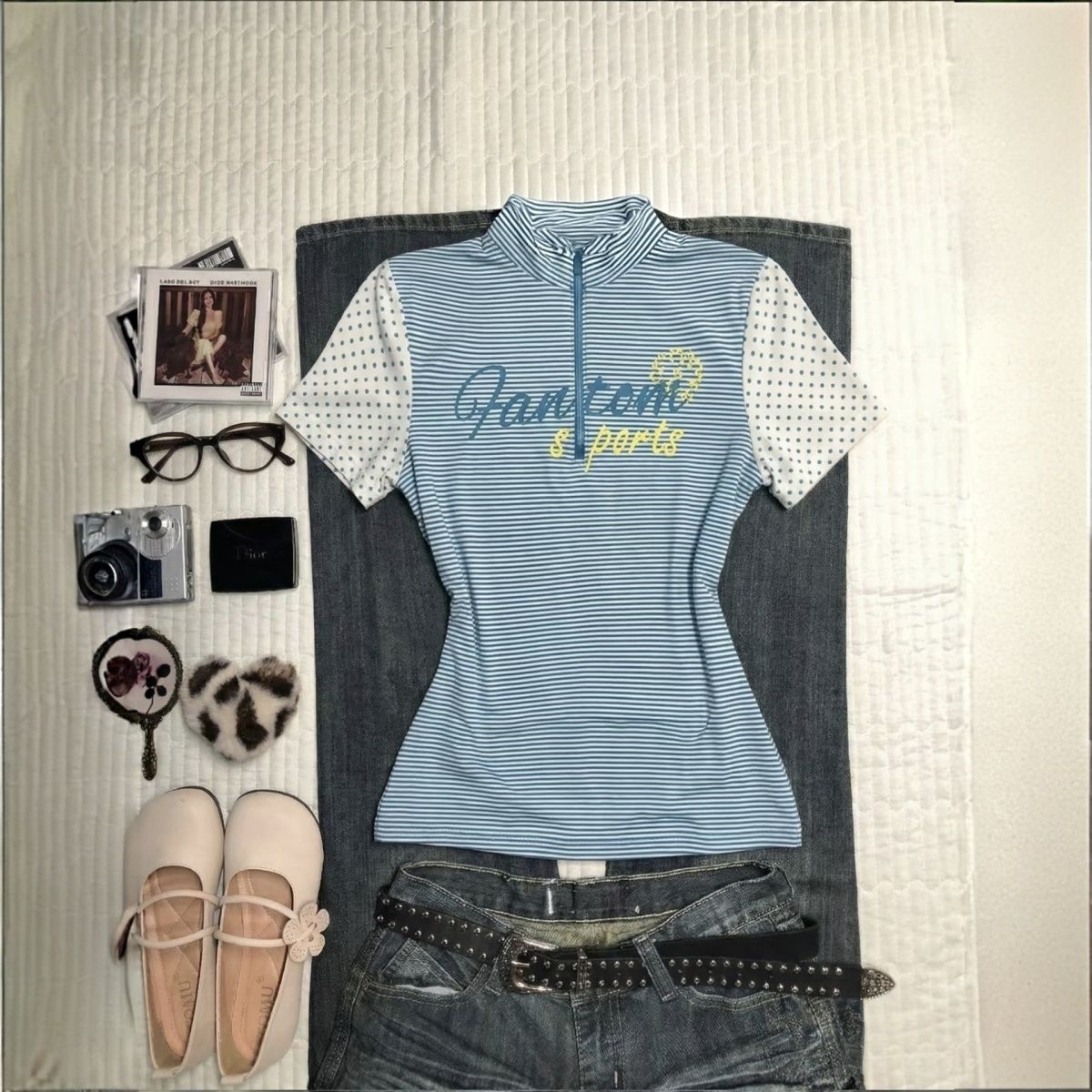 Turtleneck Knit 90S - Punk T-shirt Goth Vintage Y2k 90s