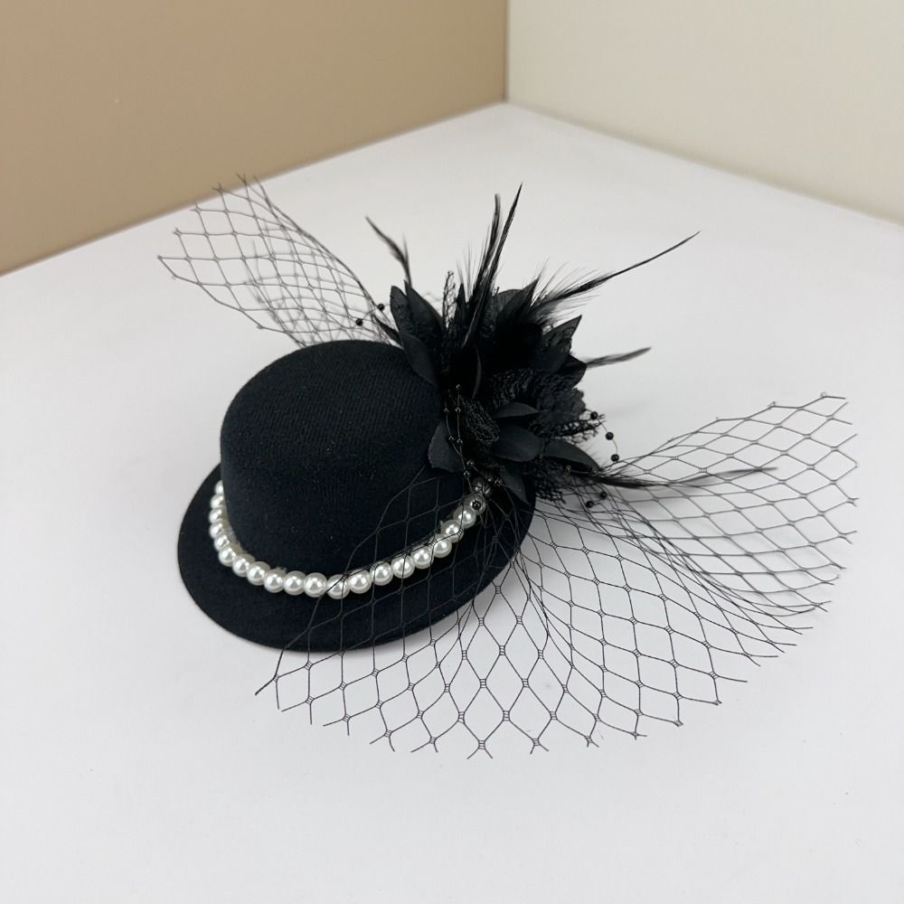 Vintage Fashion Hats - Fashion Exquisite Vintage Fascinator Hat Pearl