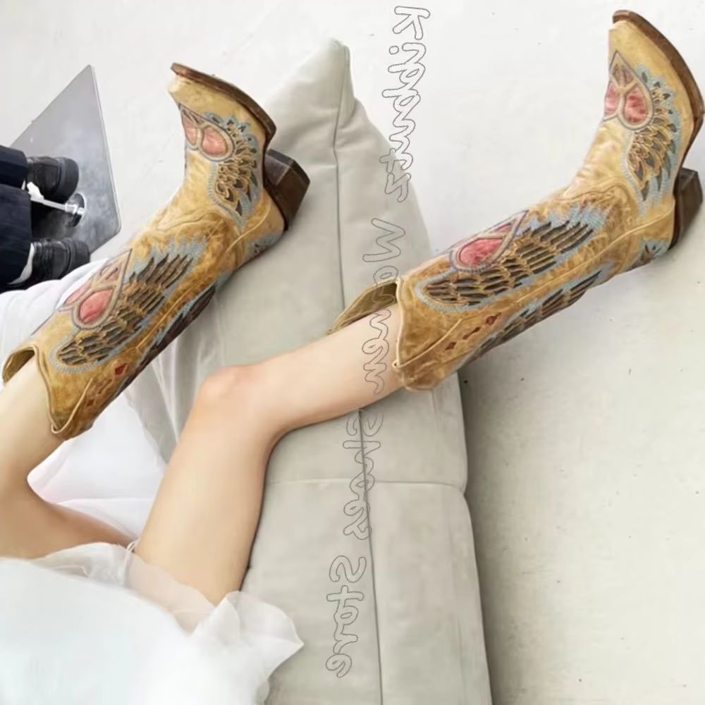 Embroidered Cowboy Western Boo - огляд і ціна Vintage Fashion Boots