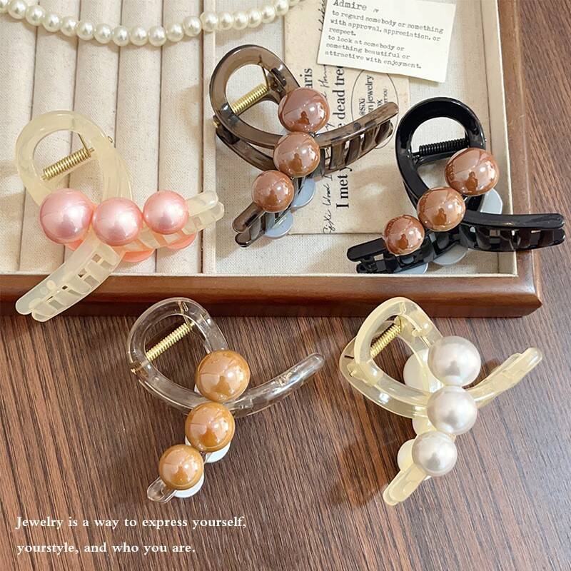 Korean Pearl Cross Hair Claws  - огляд і ціна Vintage Fashion Ornaments