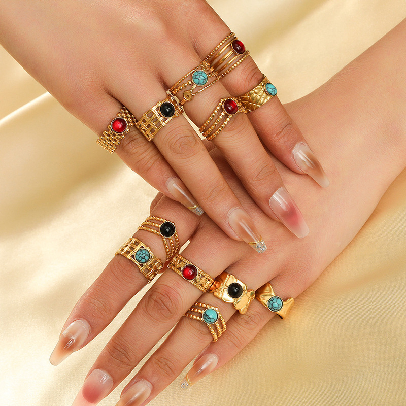 Stainless Steel Gold Embossed  - огляд і ціна Vintage Fashion Tiktok
