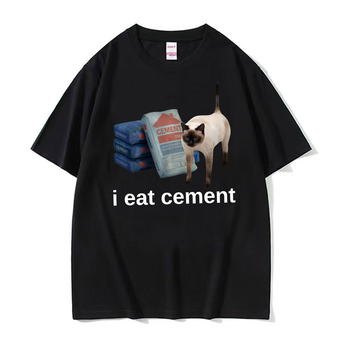 Funny I Eat Cement Cat Meme We - огляд і ціна Vintage Fashion Gen Z