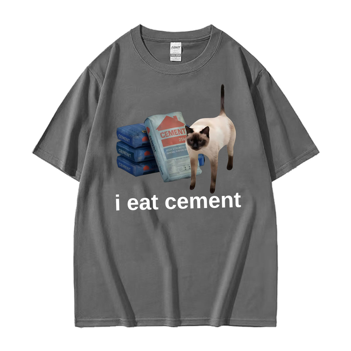 Funny I Eat Cement Cat Meme We - огляд і ціна Vintage Fashion Gen Z