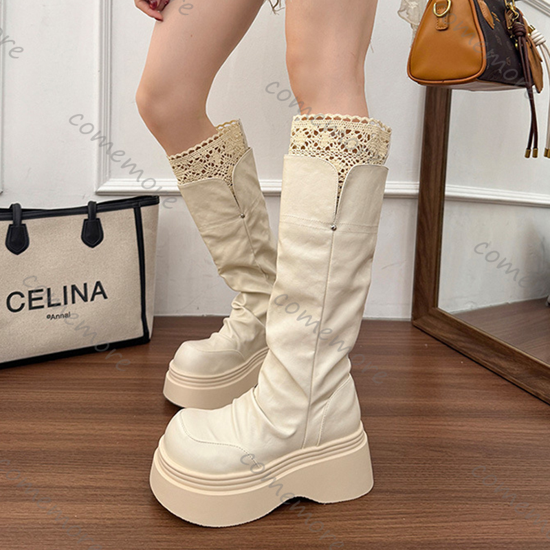 Comemore Gothic Lace Platform  - огляд і ціна Vintage Fashion Boots