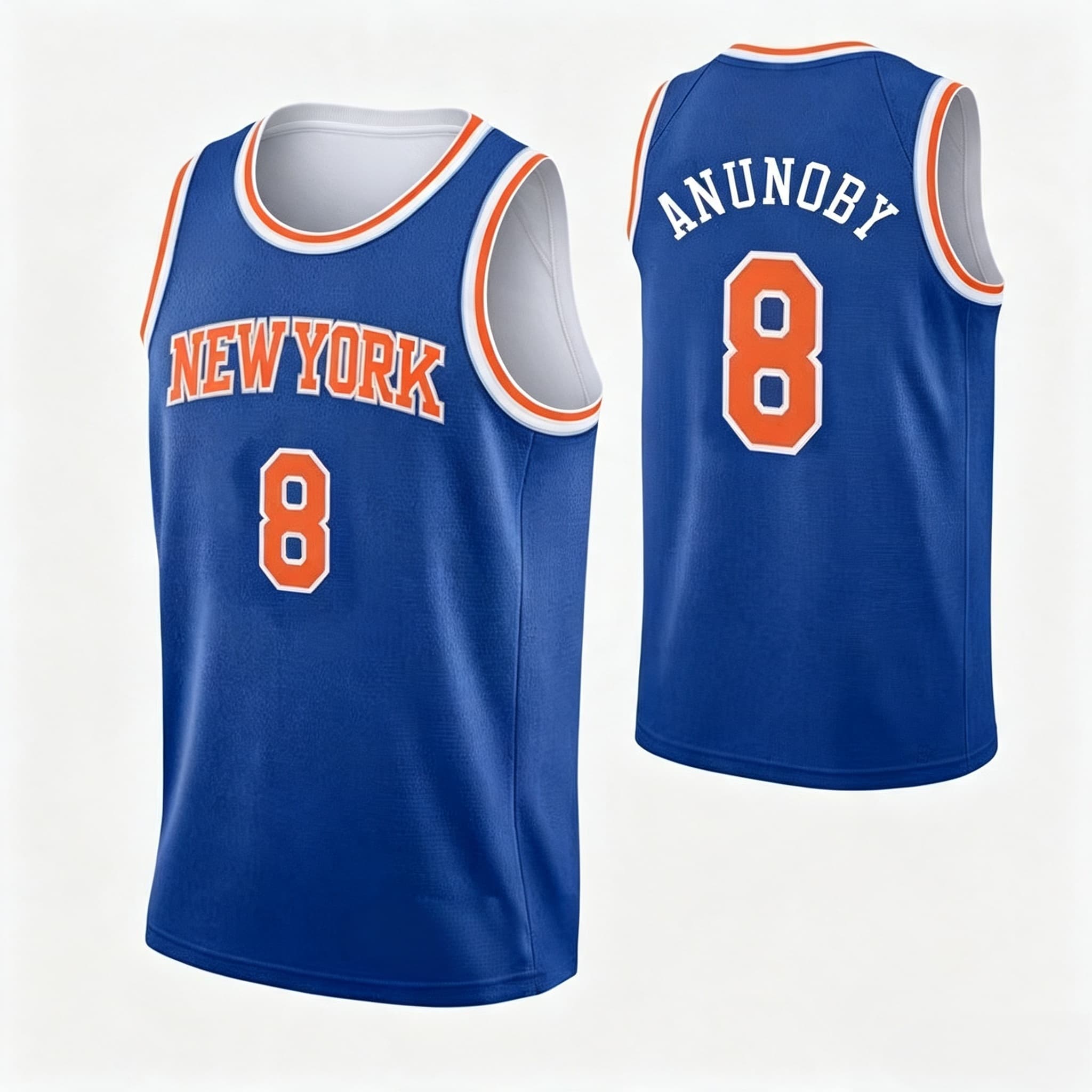 Men Anunoby #8 New York Basket - огляд і ціна Vintage Fashion New York