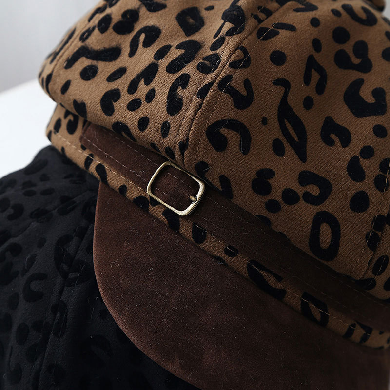 Retro Leopard Print Wide Brim  - огляд і ціна Vintage Fashion Hats