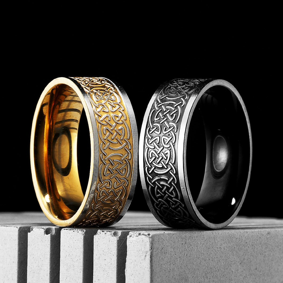 Viking Celtic Knot Men Rings S - огляд і ціна Vintage Fashion Newtown