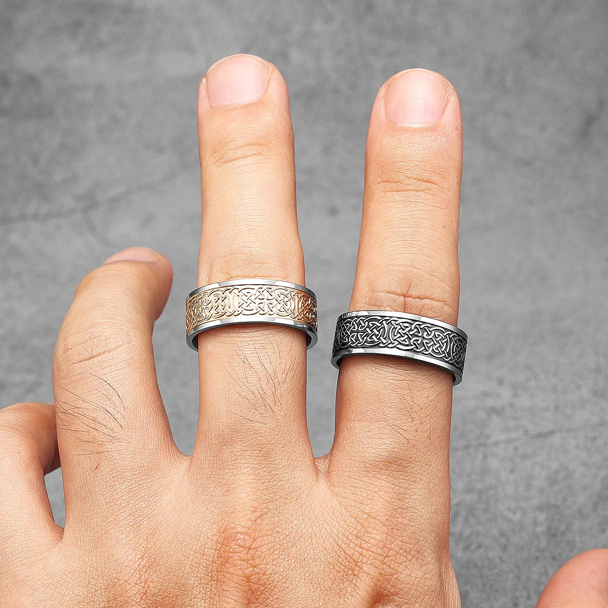 Viking Celtic Knot Men Rings S - огляд і ціна Vintage Fashion Newtown