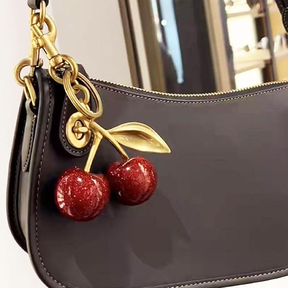 Glitter Red Cherry Shaped Keyc - огляд і ціна Vintage Fashion Ornaments