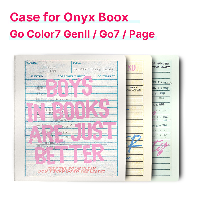 Murmelo Magnetic Case for Boox - огляд і ціна Vintage Fashion Library