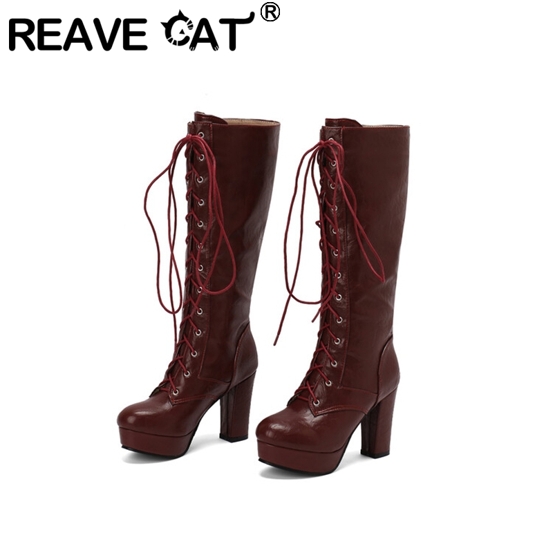 REAVE CAT Vintage Women Knee B - огляд і ціна Vintage Fashion Boots