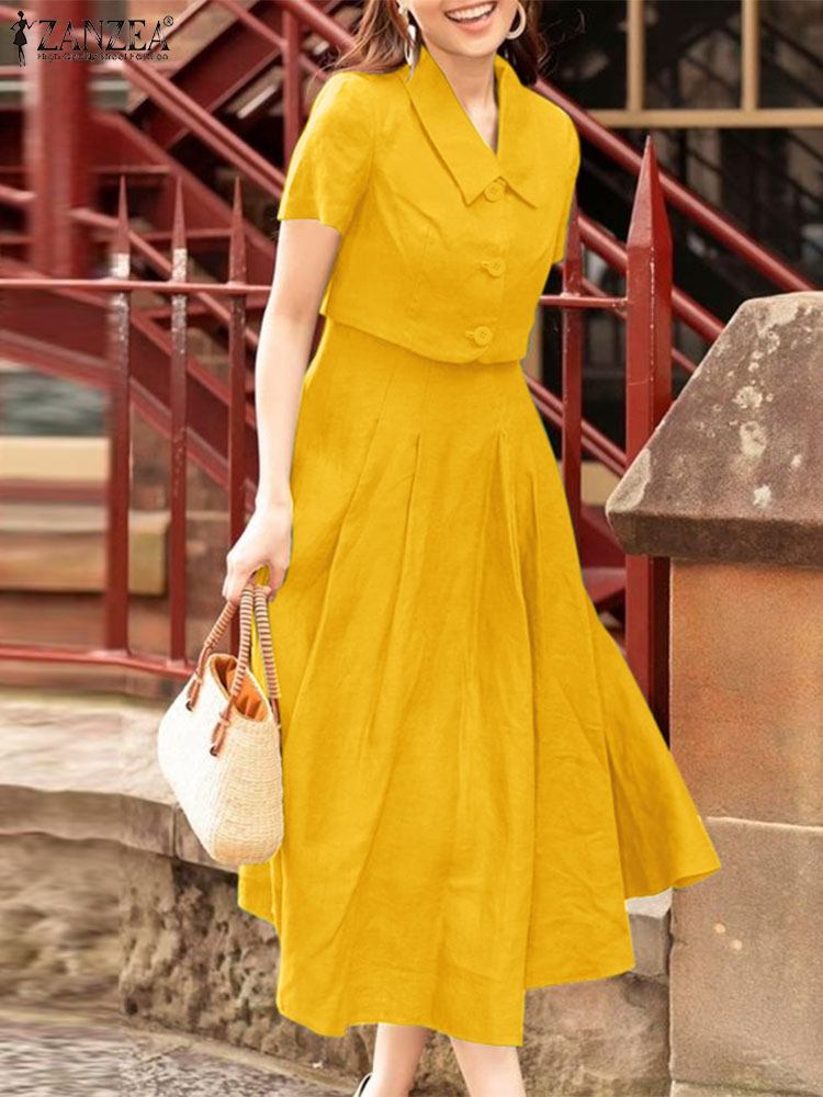 ZANZEA Women Two Piece Sets 20 - огляд і ціна Vintage Fashion Outfit