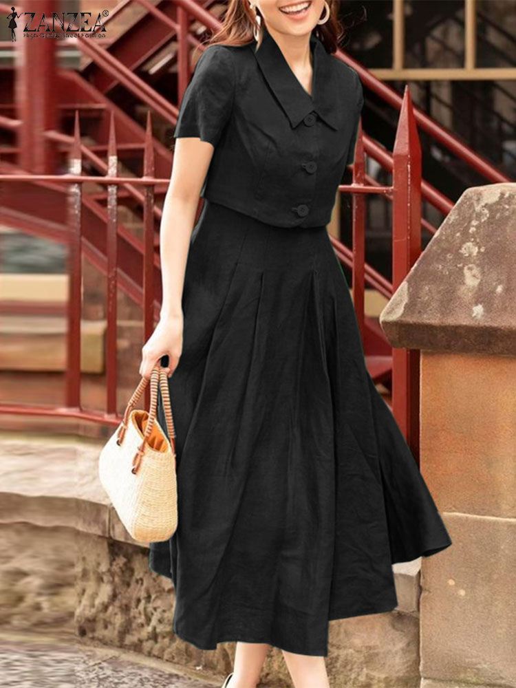 ZANZEA Women Two Piece Sets 20 - огляд і ціна Vintage Fashion Outfit
