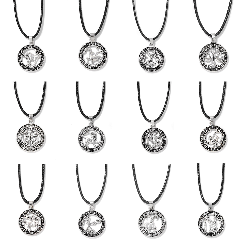 Vintage 12 Zodiac Sign Pendant - огляд і ціна Vintage Fashion Labels