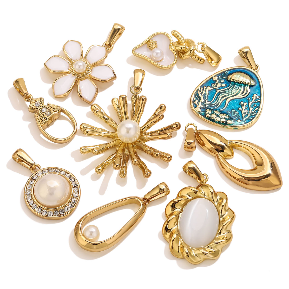 1Pcs 18K Gold Plated Stainless - огляд і ціна Vintage Fashion Stores