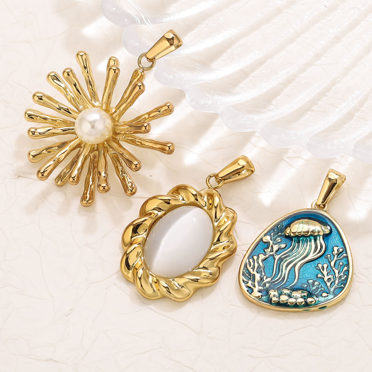 1Pcs 18K Gold Plated Stainless - огляд і ціна Vintage Fashion Stores