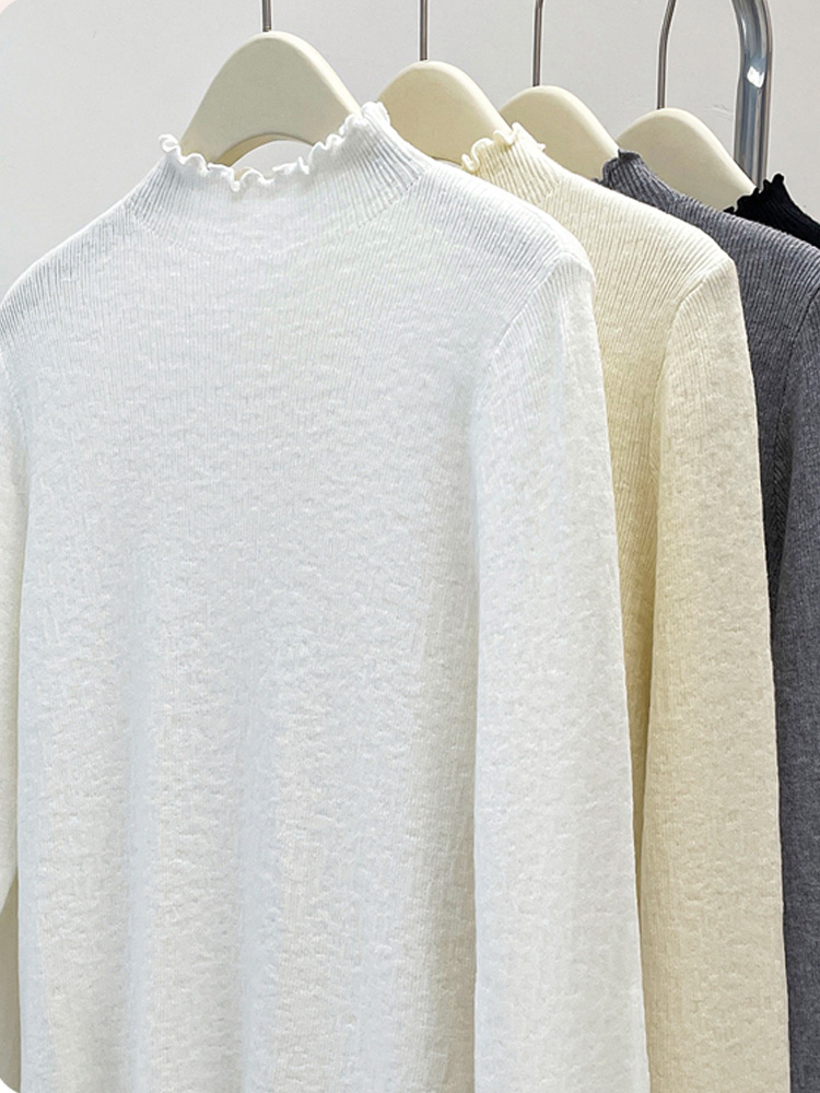 2024 Autumn New Colorful Stitc - огляд і ціна Turtleneck Knit 90S