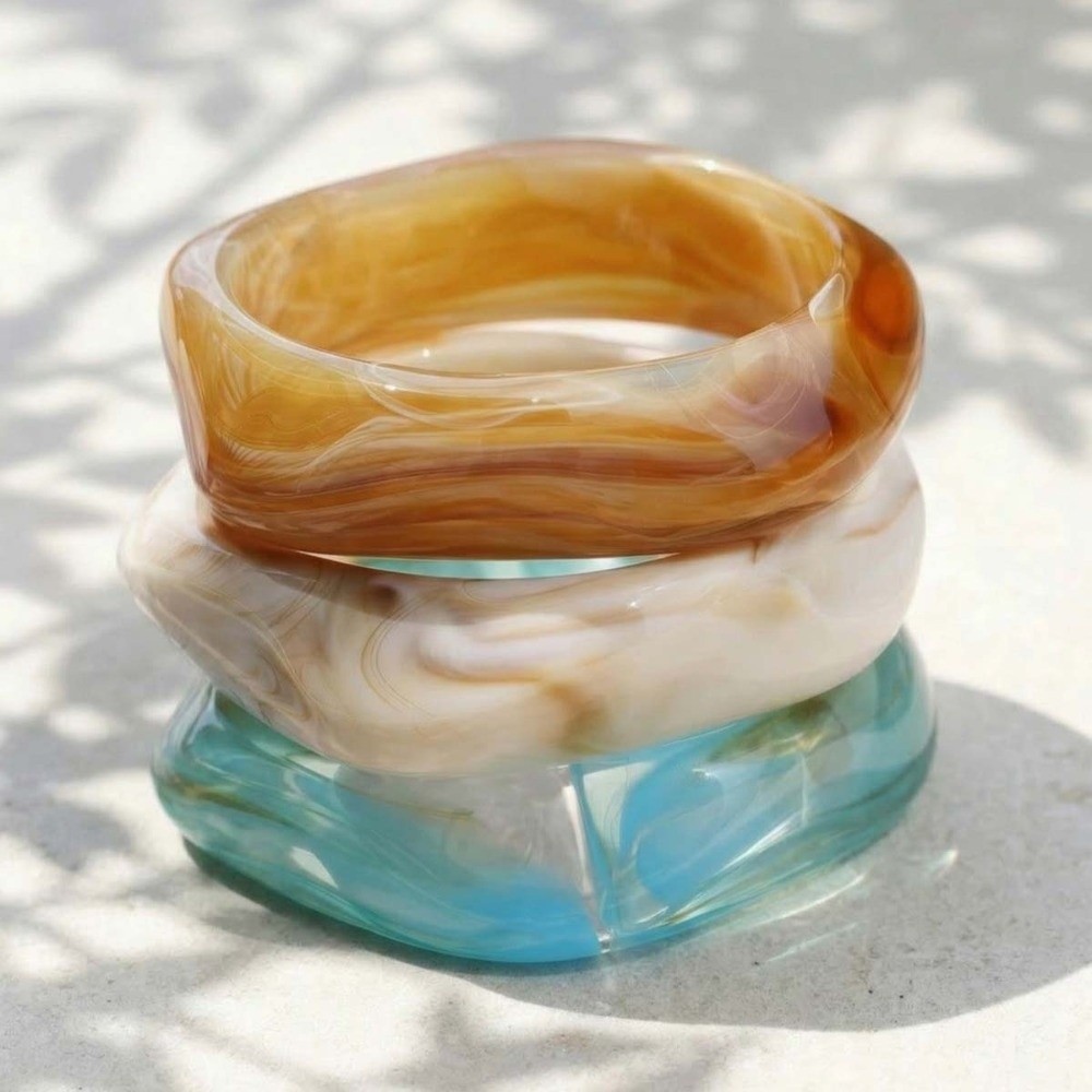 Statement Bangles Translucent  - огляд і ціна Vintage Fashion Gen Z