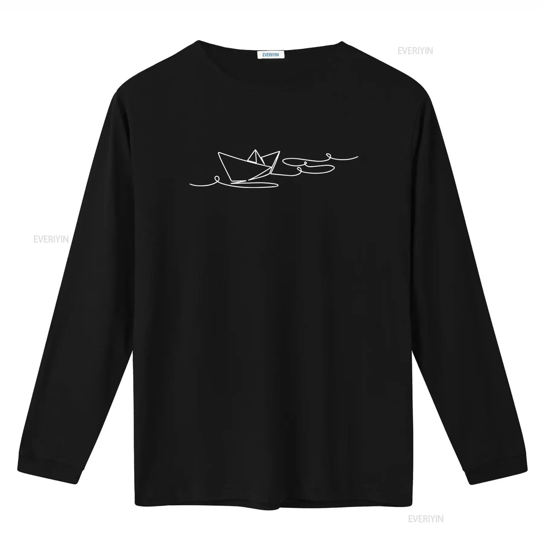 Mens Fashion T Shirt with Boat - огляд і ціна Vintage Fashion Knitwear