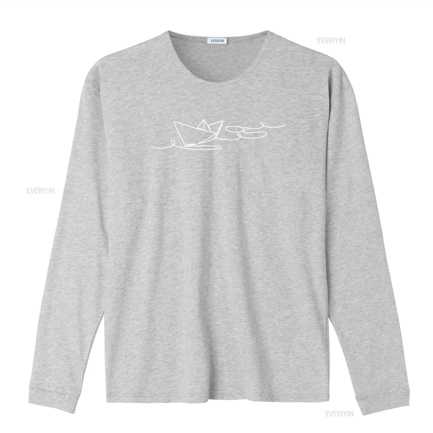 Mens Fashion T Shirt with Boat - огляд і ціна Vintage Fashion Knitwear