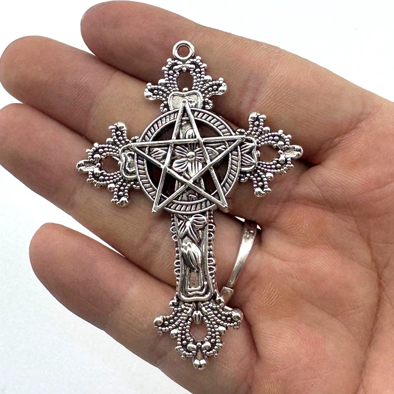 2pcs 30x15mm Gothic Big Cross  - огляд і ціна Vintage Fashion Stores