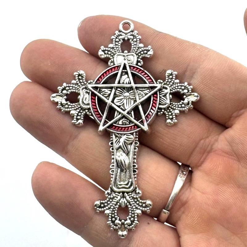 2pcs 30x15mm Gothic Big Cross  - огляд і ціна Vintage Fashion Stores