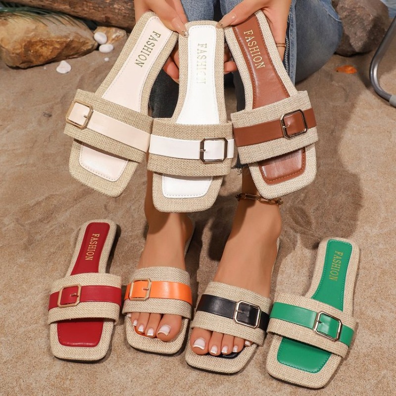 Women's Square Open Toe One-wo - огляд і ціна Vintage Fashion Rome