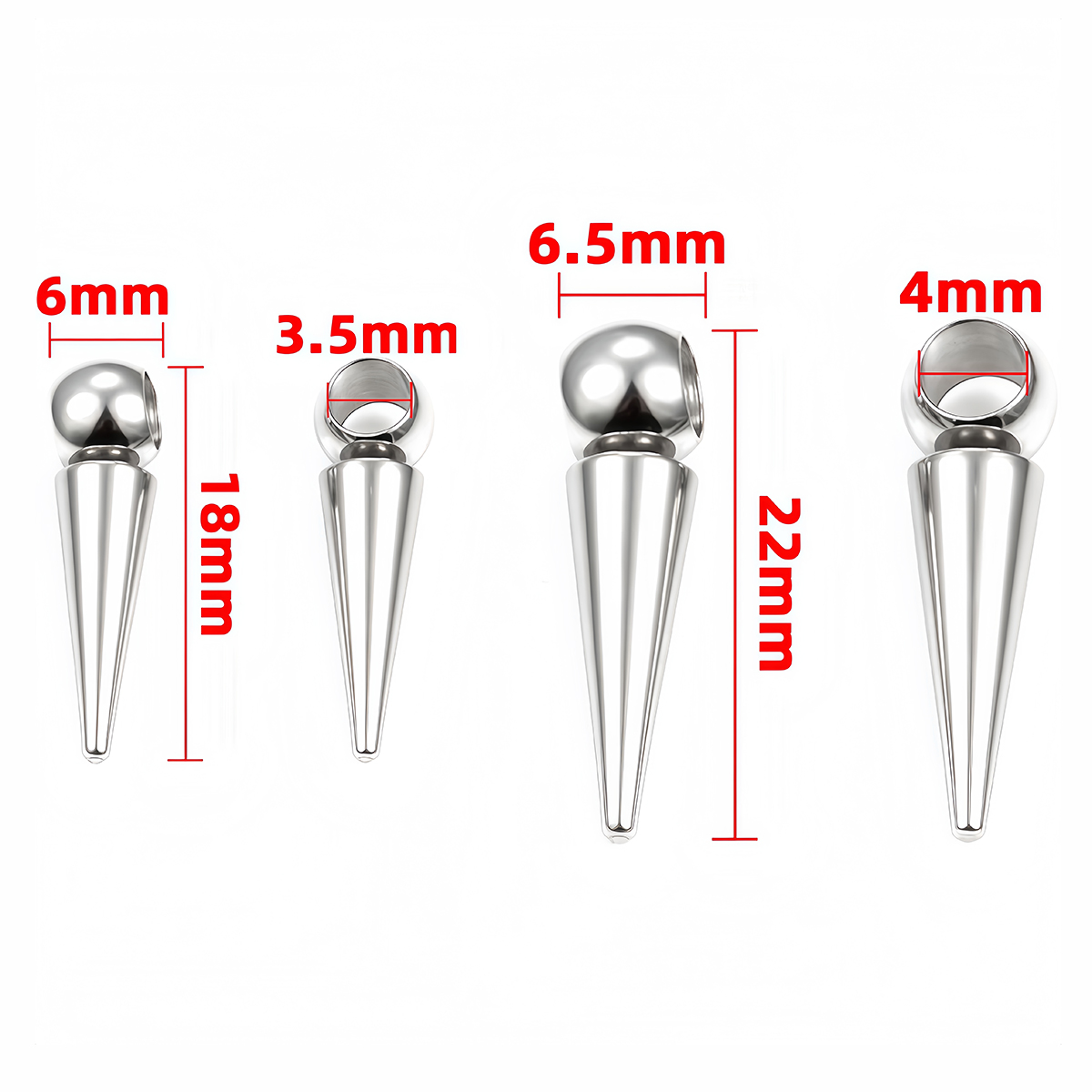 10pcs Retro Cone Charms Pendan - огляд і ціна Vintage Fashion Earrings