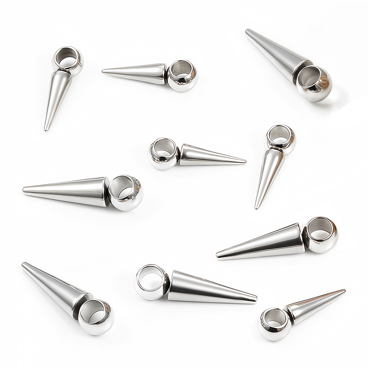 10pcs Retro Cone Charms Pendan - огляд і ціна Vintage Fashion Earrings