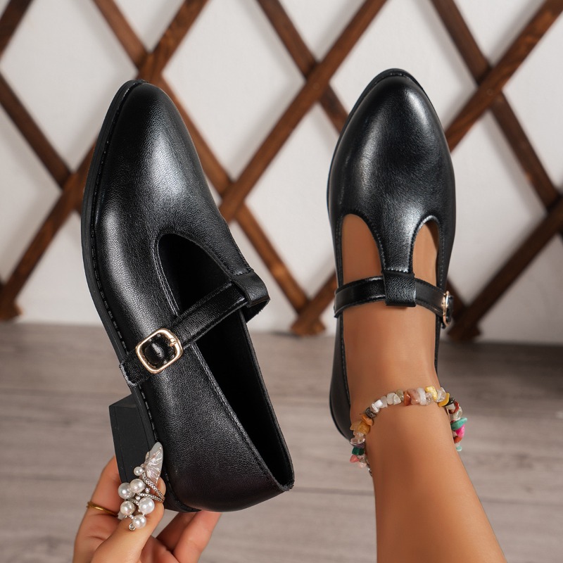 2025 Spring T-Strap Thick Heel - огляд і ціна Vintage Fashion Rome