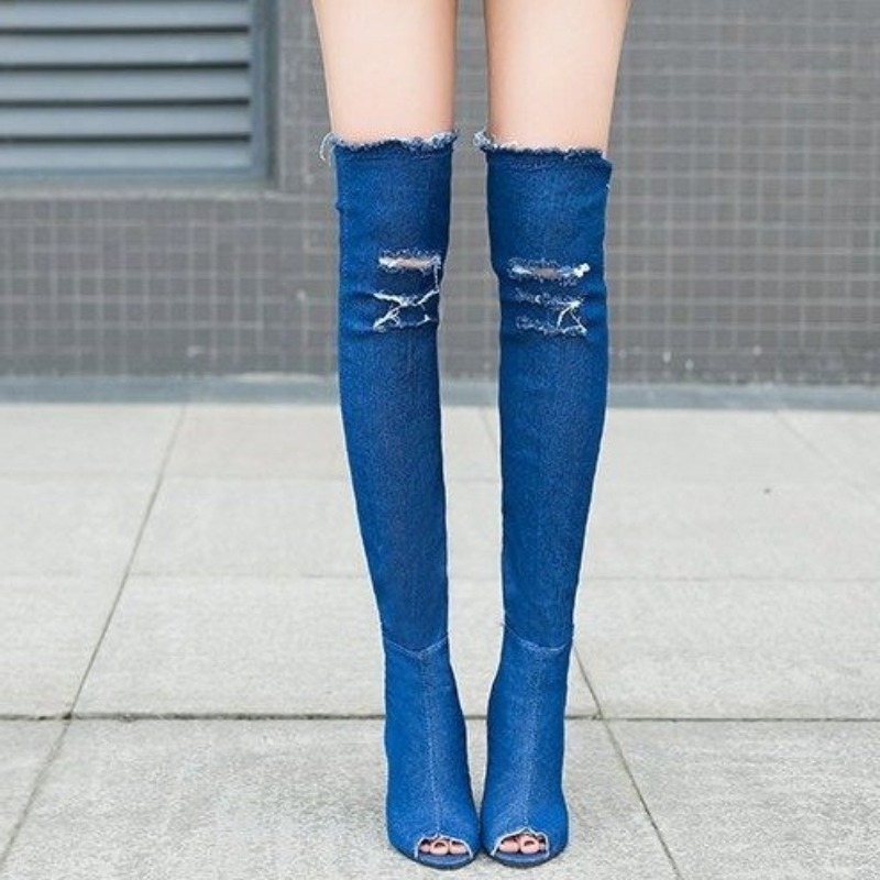 Women's Fish Mouth Open Toe Co - огляд і ціна Vintage Fashion Boots