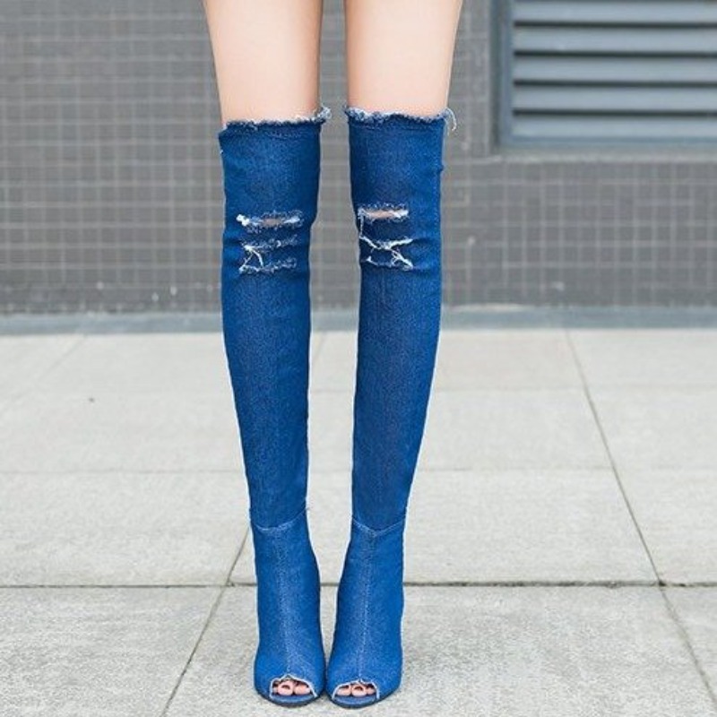 Women's Fish Mouth Open Toe Co - огляд і ціна Vintage Fashion Boots