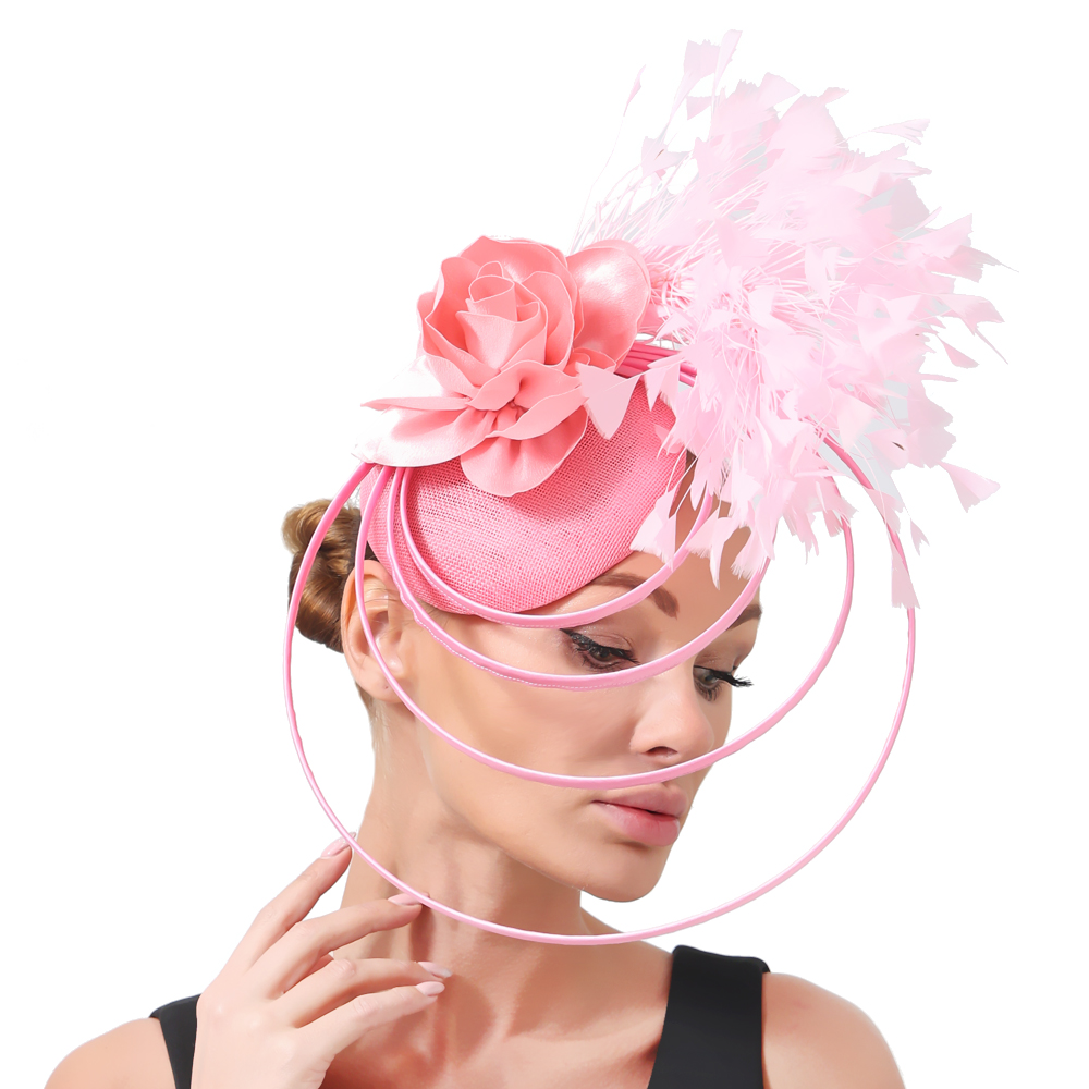 Beauty Pink Ladies Event Fasin - огляд і ціна Vintage Fashion Hats