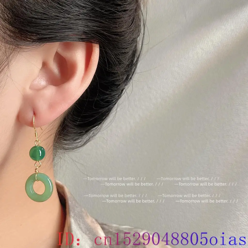 Green Real Jade Ring Earrings  - огляд і ціна Vintage Fashion Guild