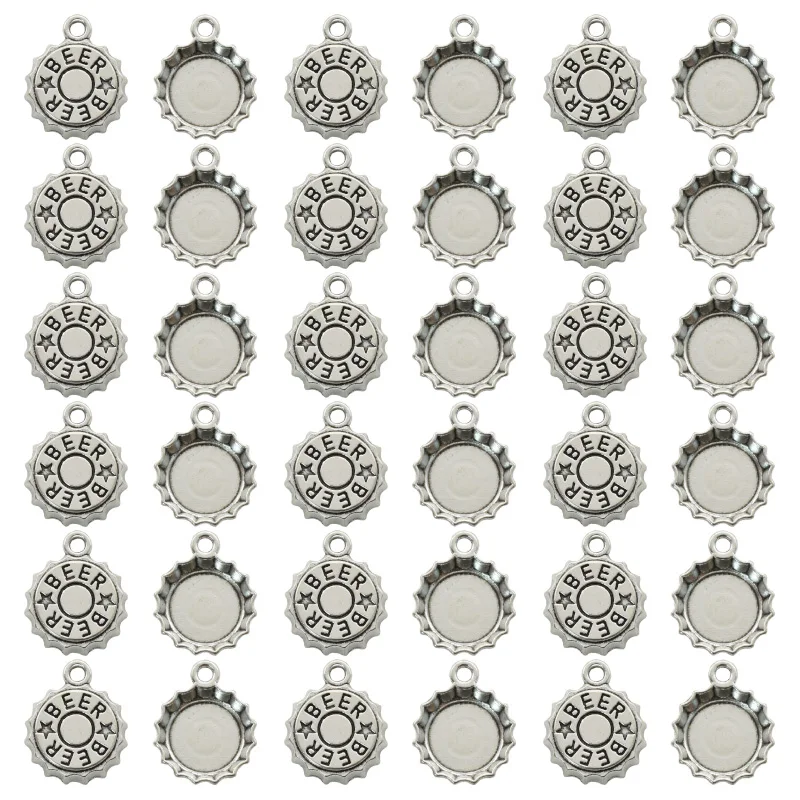 15PCS Antique Silver Plated Be - огляд і ціна Vintage Fashion Earrings