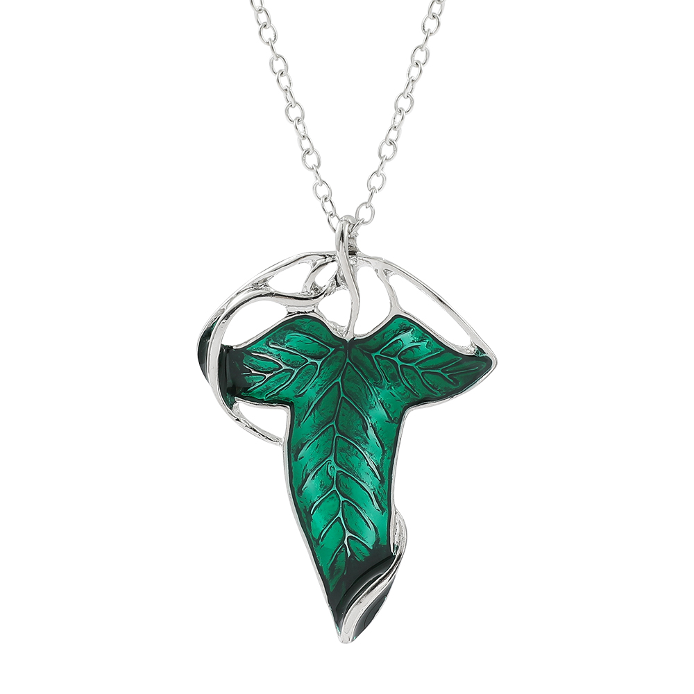 Vintage Green Leaf Pendant Nec - огляд і ціна Vintage Fashion Stores