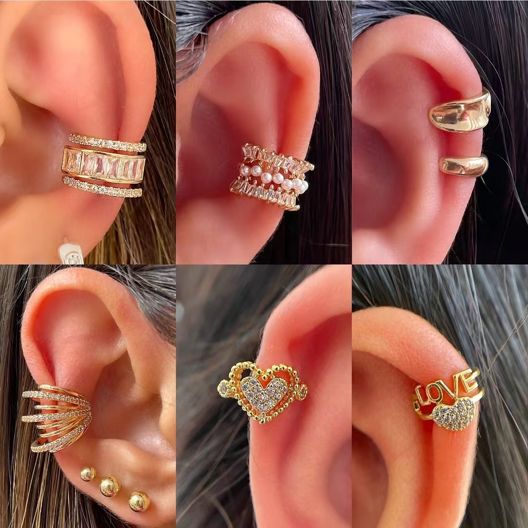 Korean Fashion Zircon Ear Clip - огляд і ціна Vintage Fashion Guild